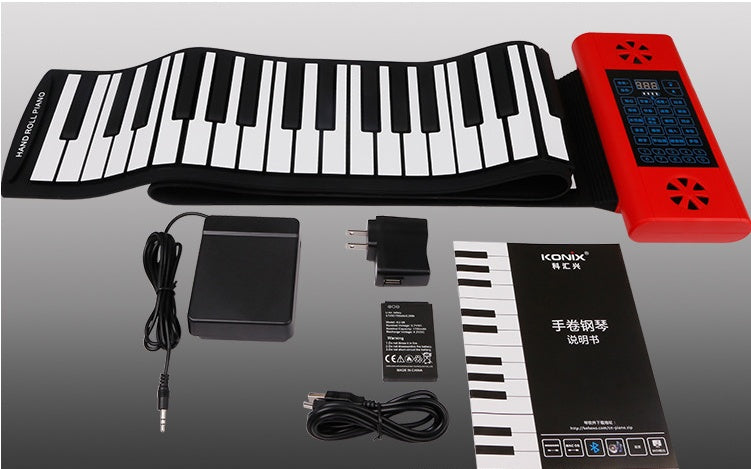 Hand roll piano 88 key transfer portable