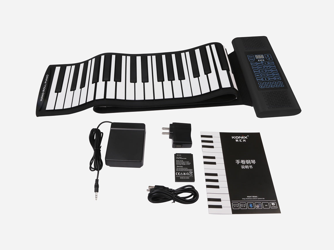 Hand roll piano 88 key transfer portable